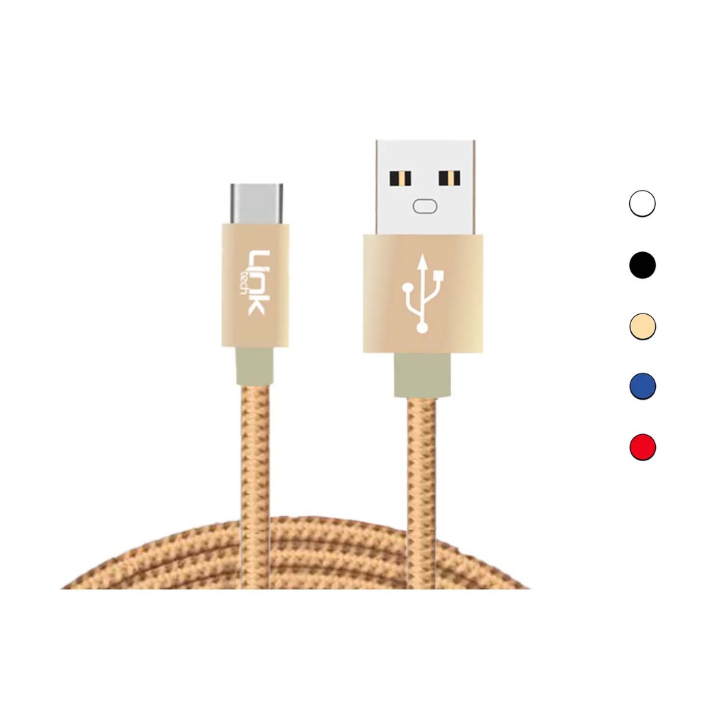 K573 Safe & Fast 3m Braided Metal Head Type-C Charging Cable