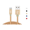 K573 Safe & Fast 3m Braided Metal Head Type-C Charging Cable