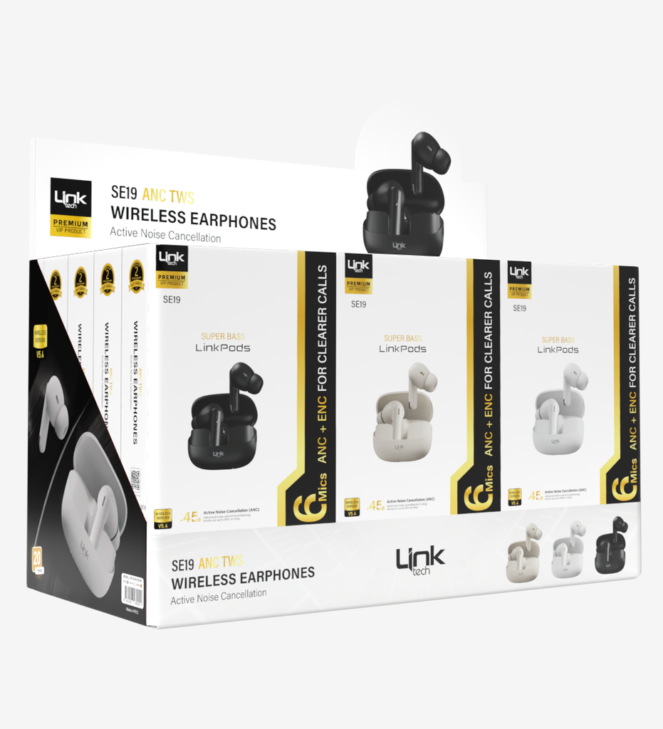 SE19 TWS ANC Wireless Earphones (20 Pieces)