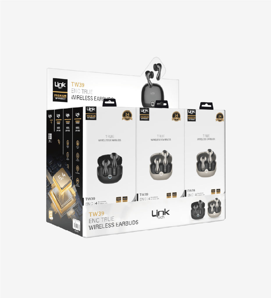 TW39 TWS Wireless EarPhones (12 Pieces)