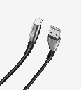 K615 Premium Fast 120cm 2.4A USB-A Type-C  Charging Cable with Lighted Metal Heads